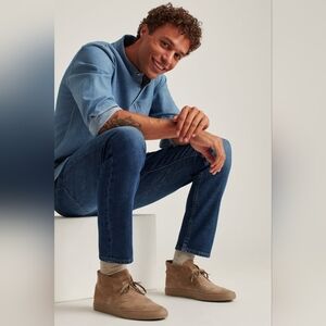 Bonobos All Season Sark Rinse Denim Straight leg  Men's Blue Jeans 32/34